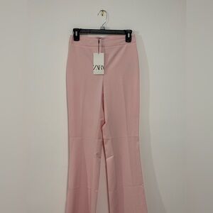 Zara Soft Pink Flare Pants